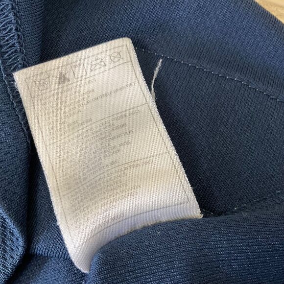 Nike Texas Rangers Shirt Mens XL MLB Baseball center swoosh Polyester Blue - Picture 10 of 10